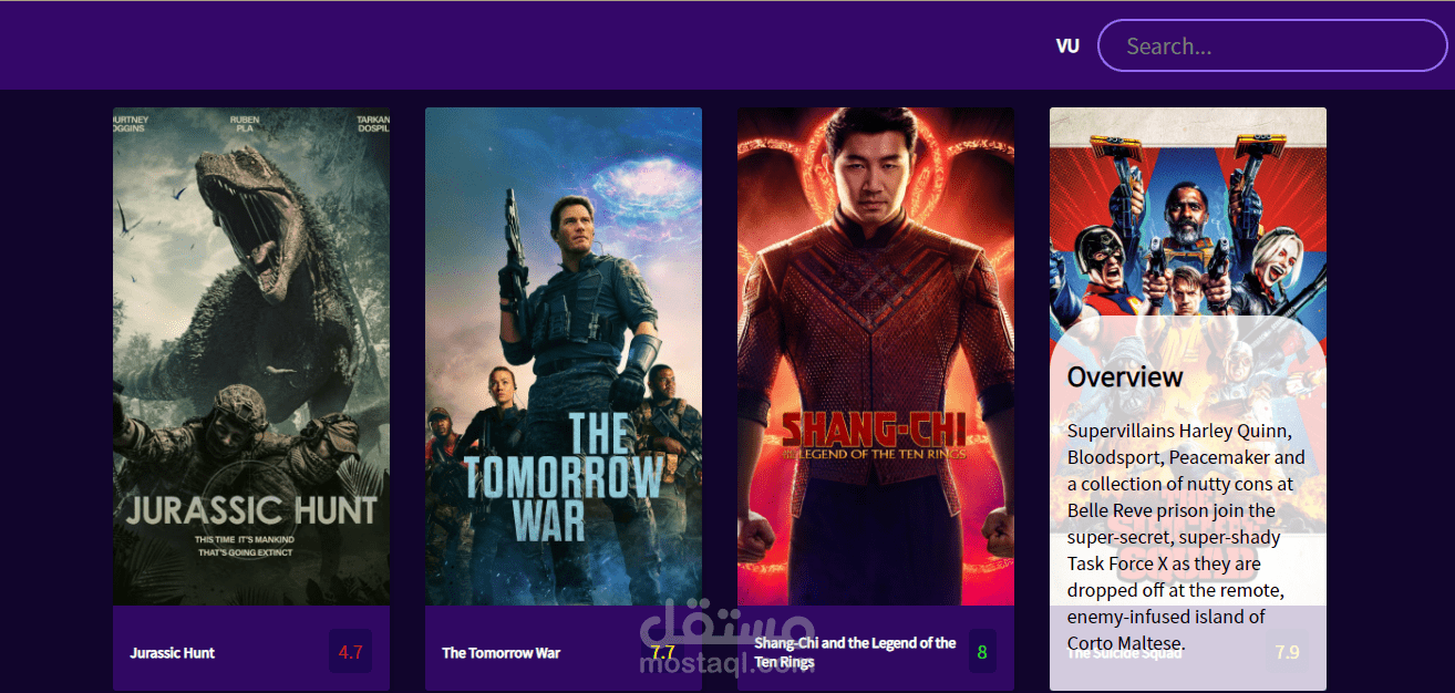 Movies App - React, Public API