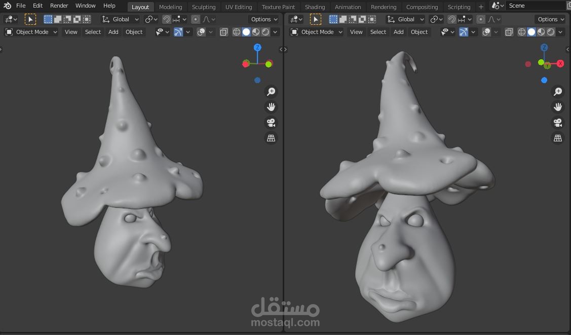 نحت شخصية stylized