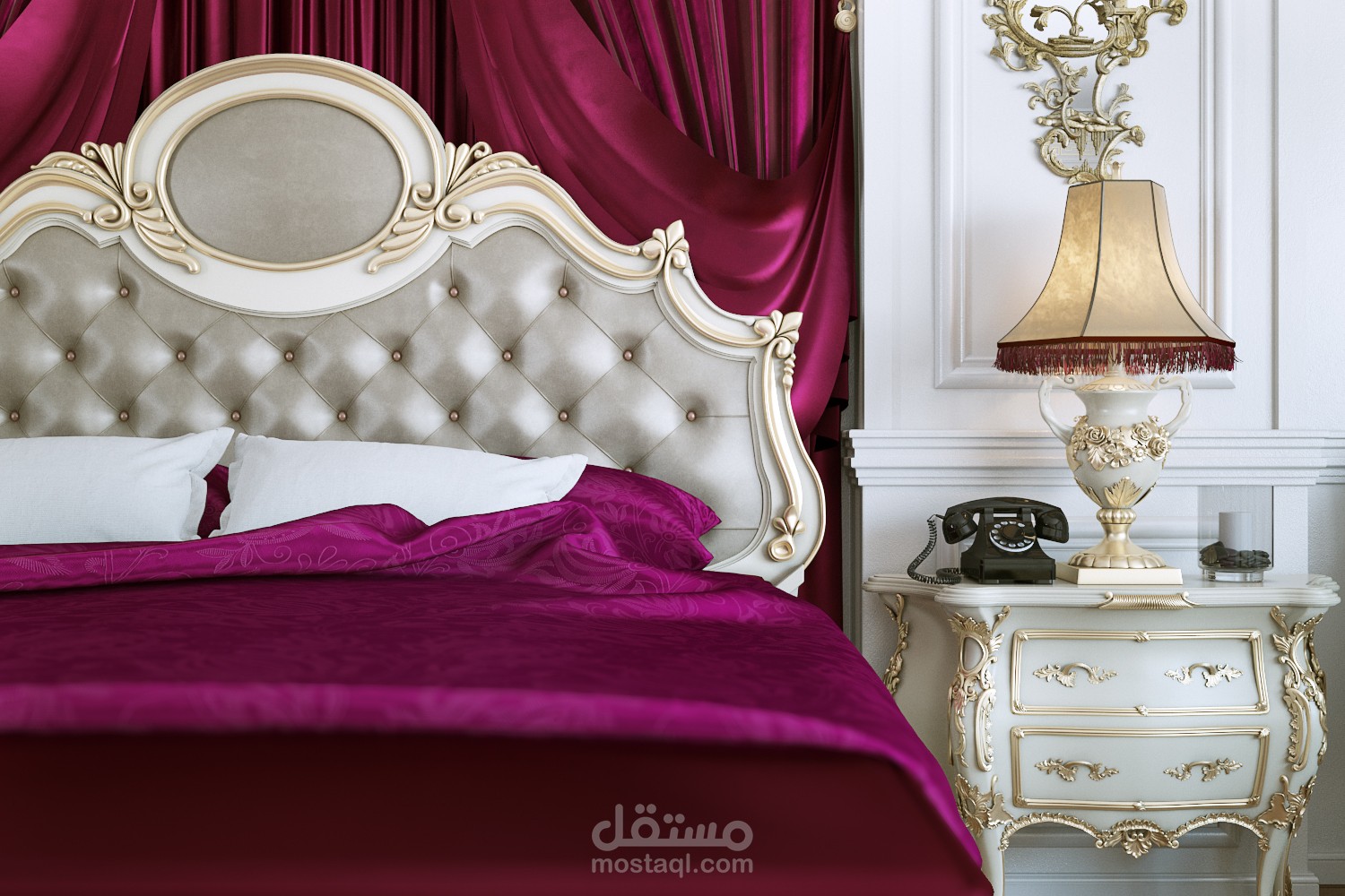 تصميم غرفة ملكيه