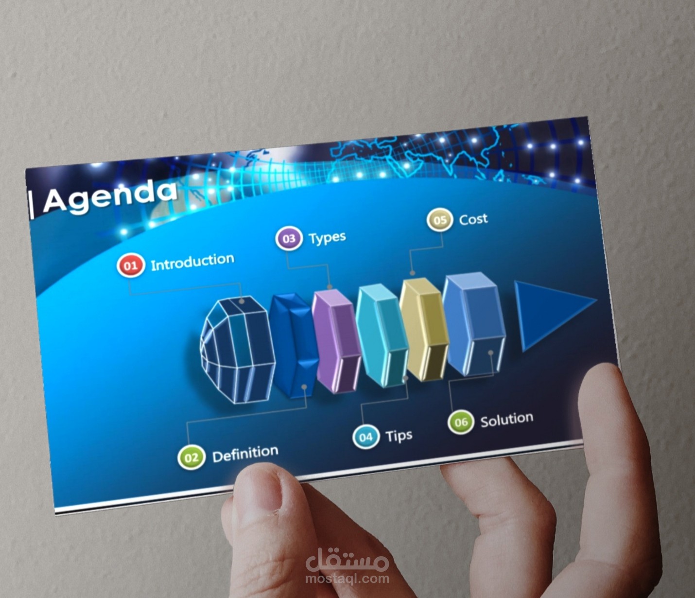 تصميم عرض تقديمي حول Cybersecurity