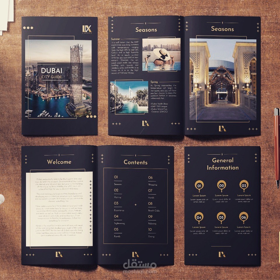 دليل سياحي باستخدام البوربوينت | دبي