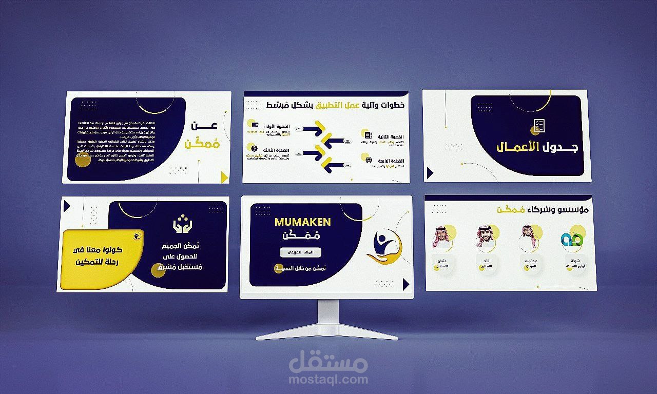 عرض تقديمي لشركة مُمَكِّن | المملكة العربية السعودية