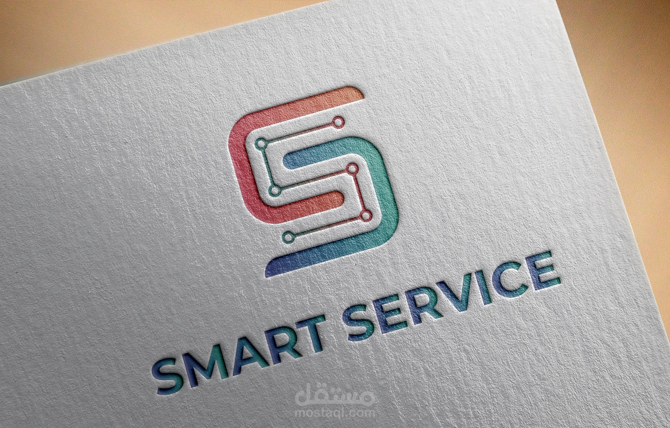 شعار و غلاف فيسبوك لصفحة SMART SERVICE للخدمات اللإلكترونية