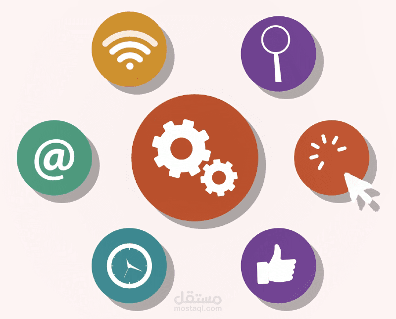 Icon Explainer Video انفوجرافيك متحرك