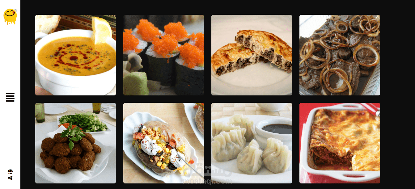 موقع خاص بعرض وصفات الطبخ