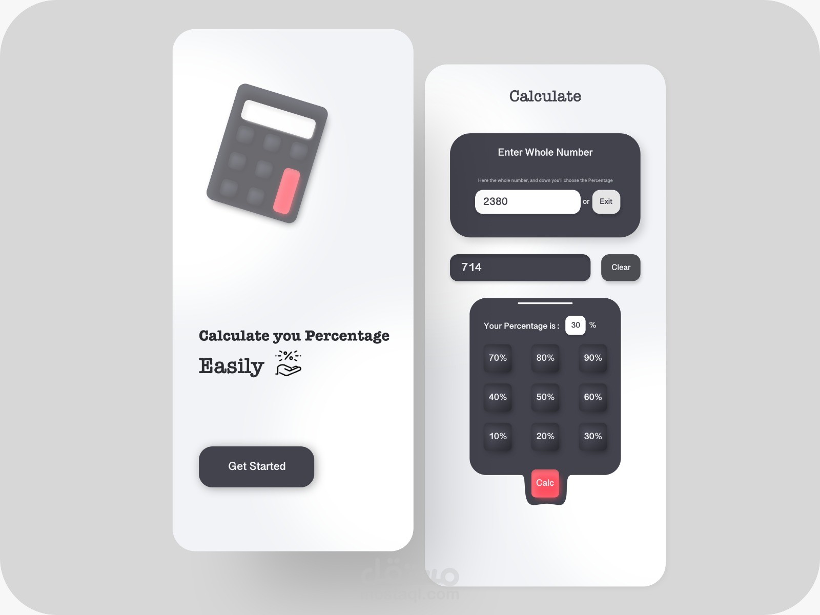 Percentage Calculator App