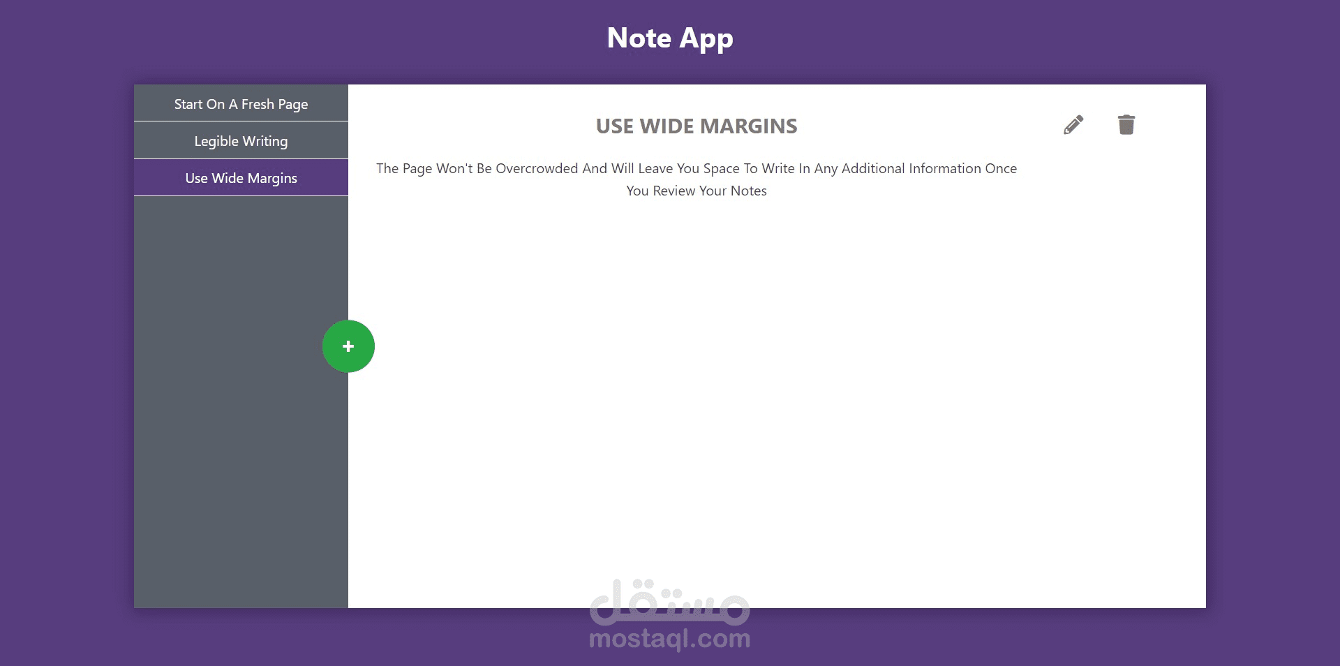 Note App
