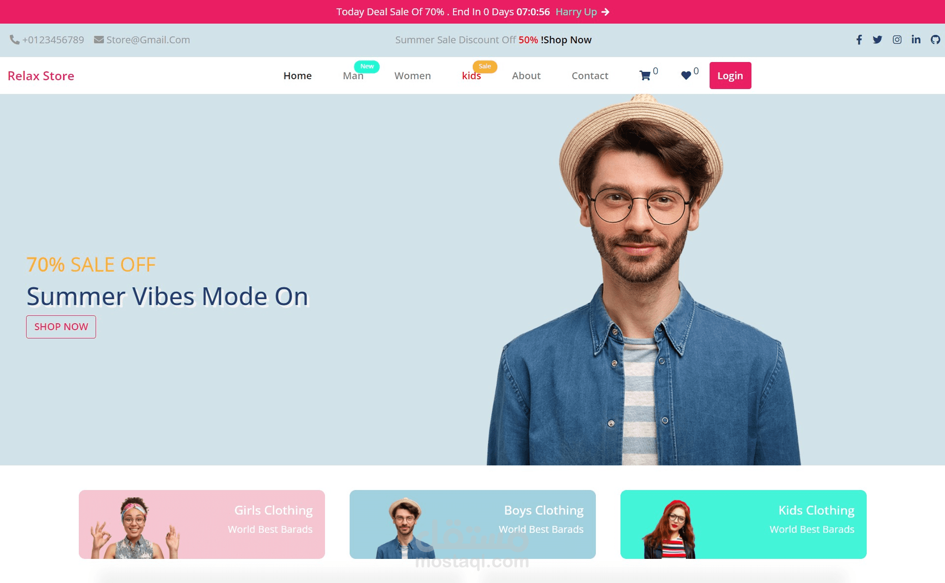 Relax E-commerce