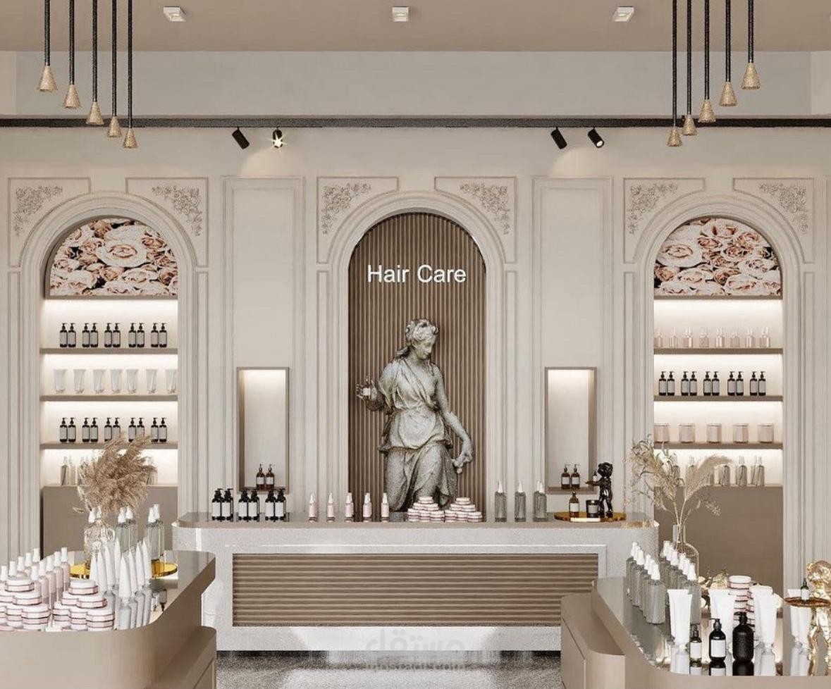 تصميم محل كوزمتكس