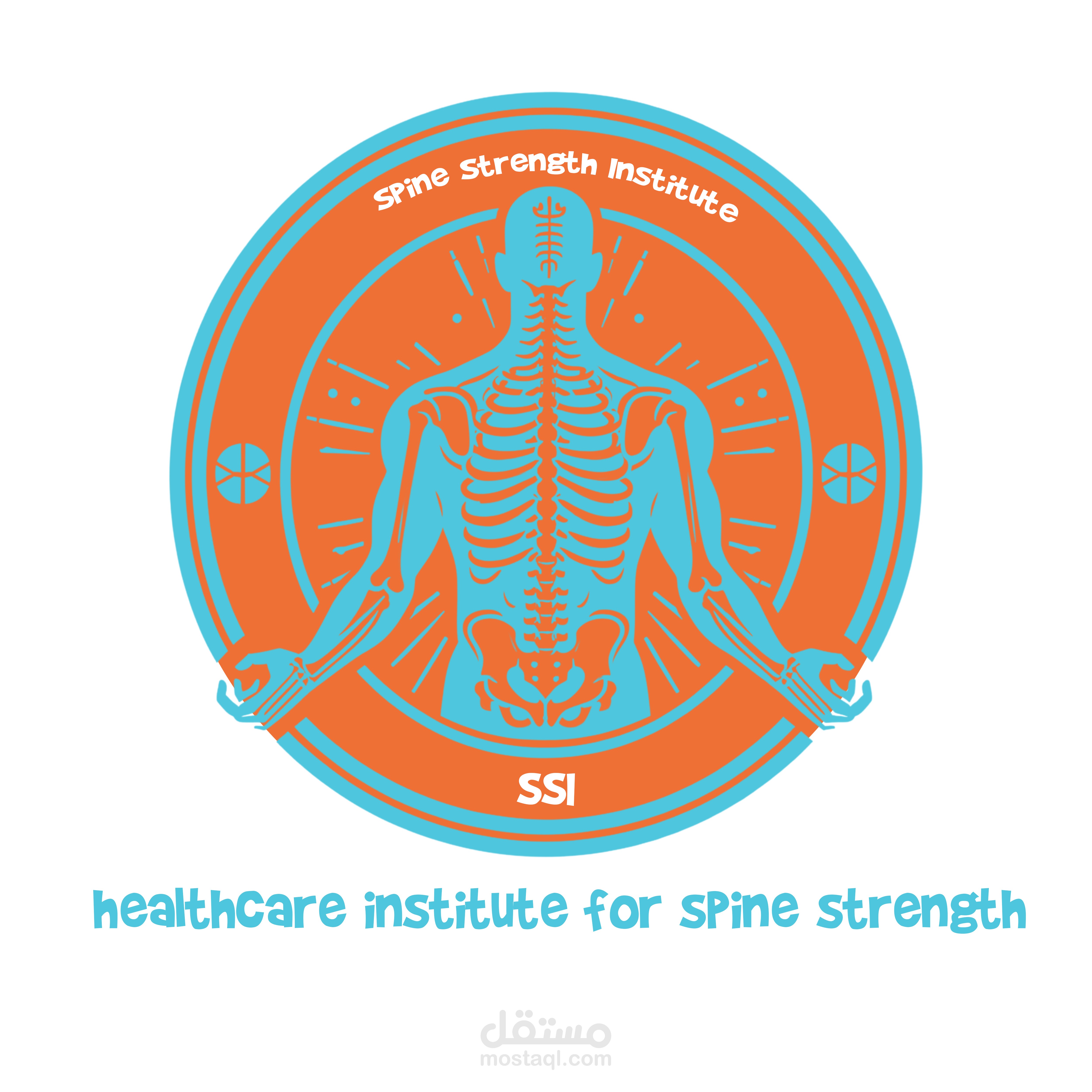 logo for healthcare spine strength