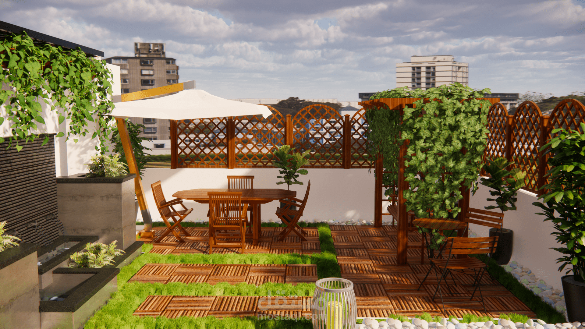 تصميم شرفة / تيراس