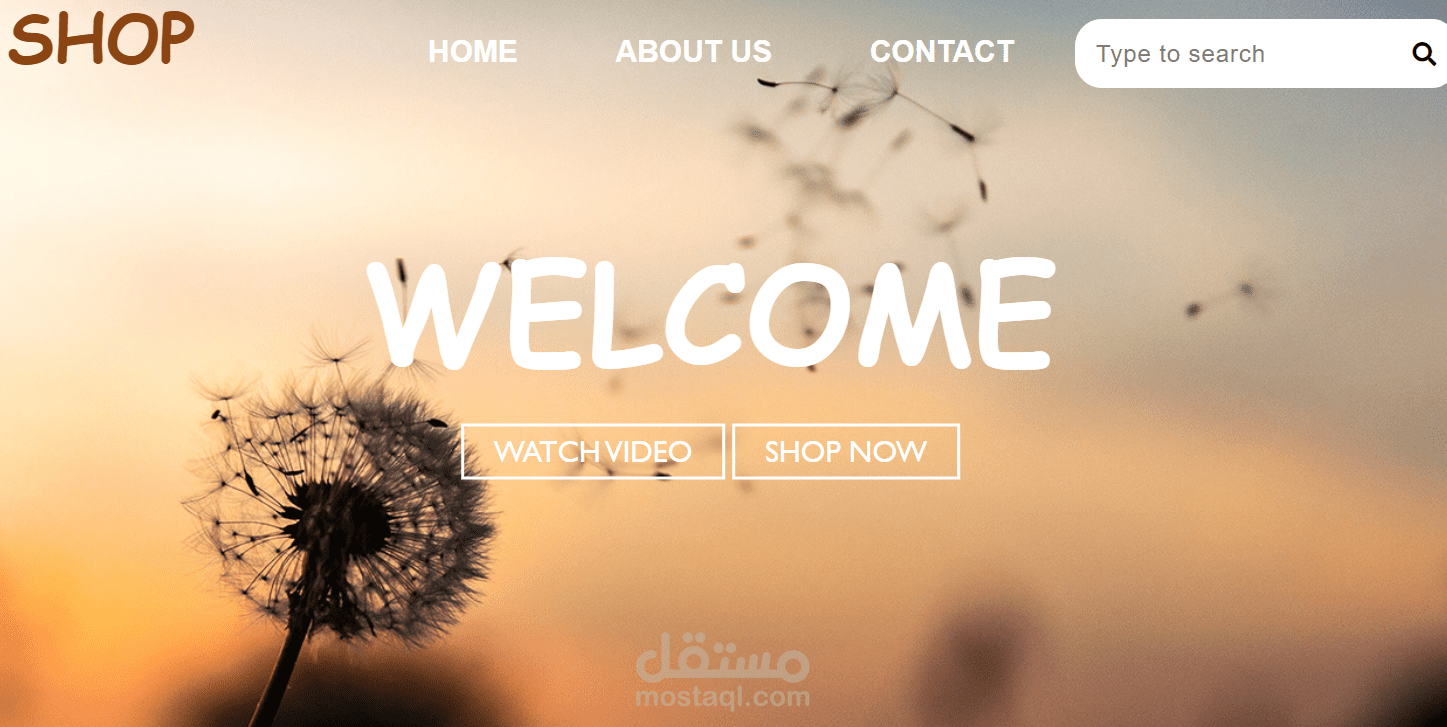 (create a Website using (HTML & CSS& Bootstrap