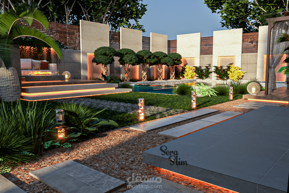 تصميم حدائق landscape