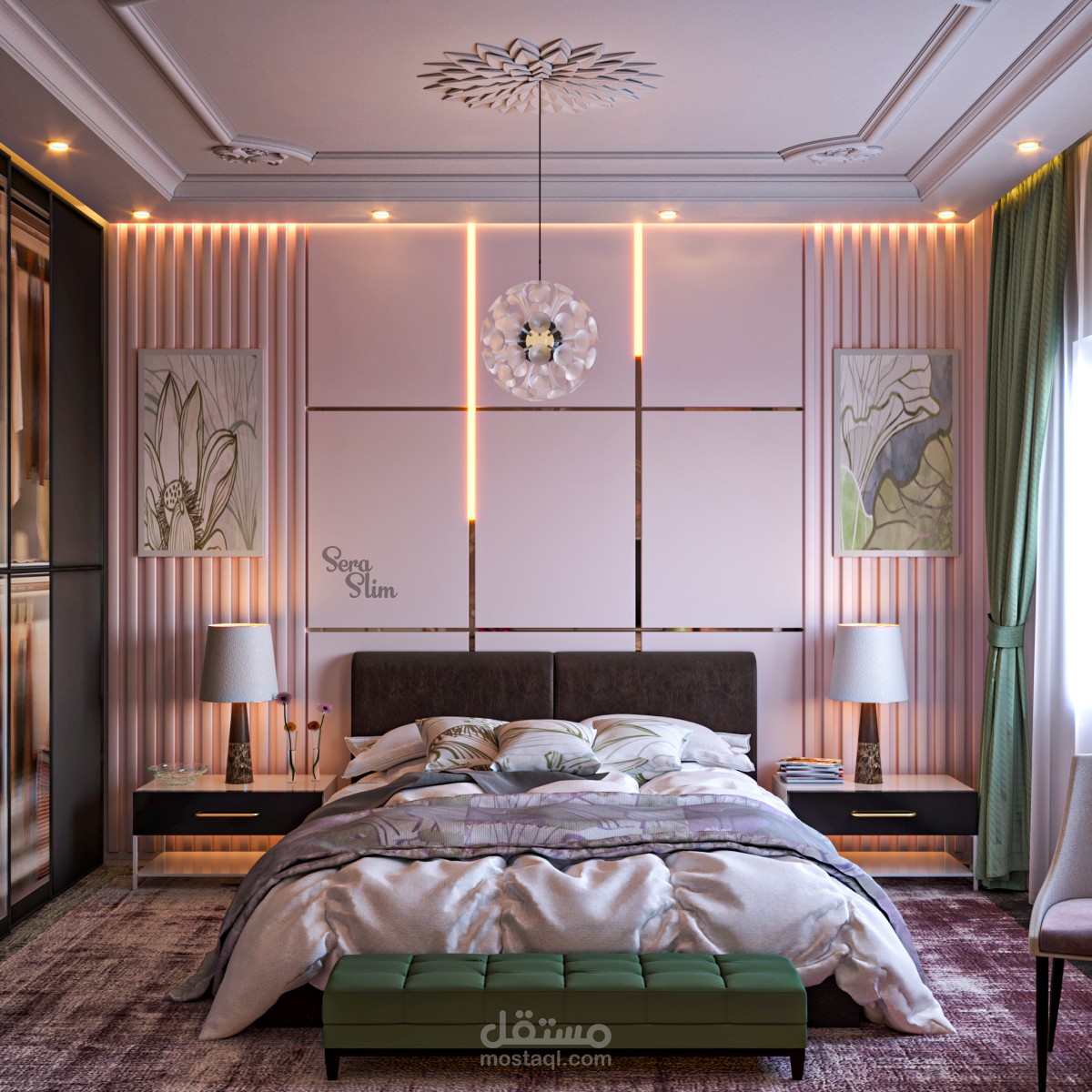 Interior Design ( GIRL BEDROOM)