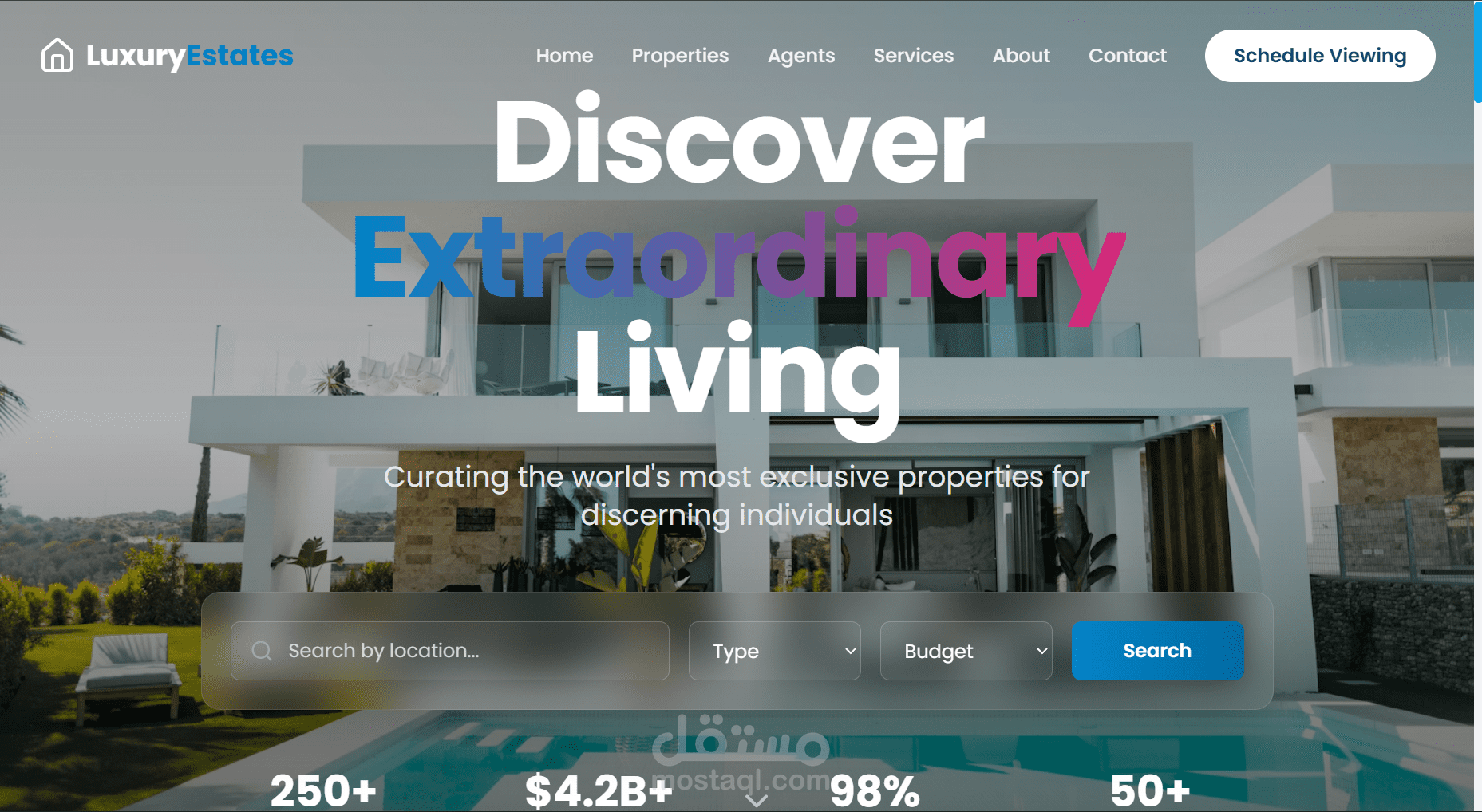 موقع عقاري بتجربة مستخدم عصرية فائقة السرعة