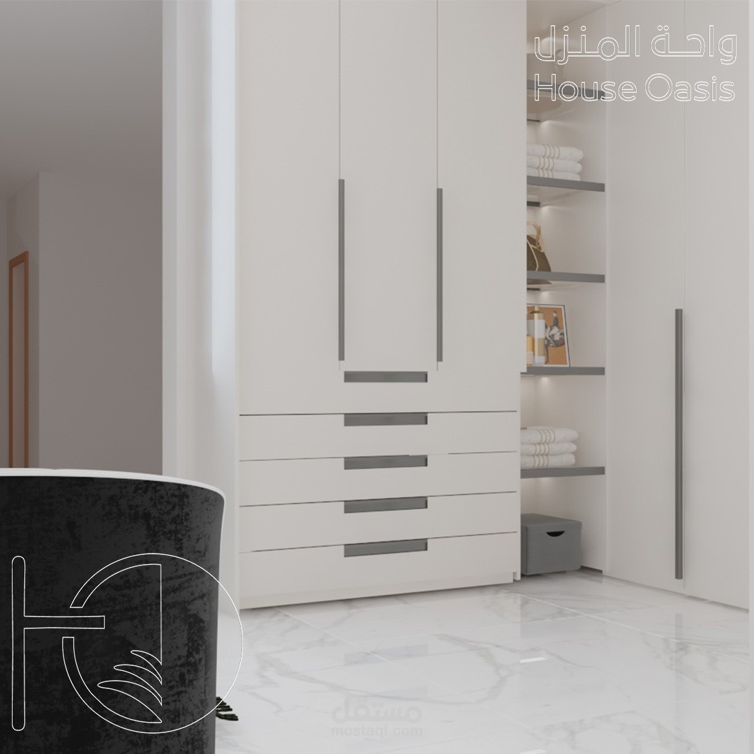 تصميم غرفة ملابس