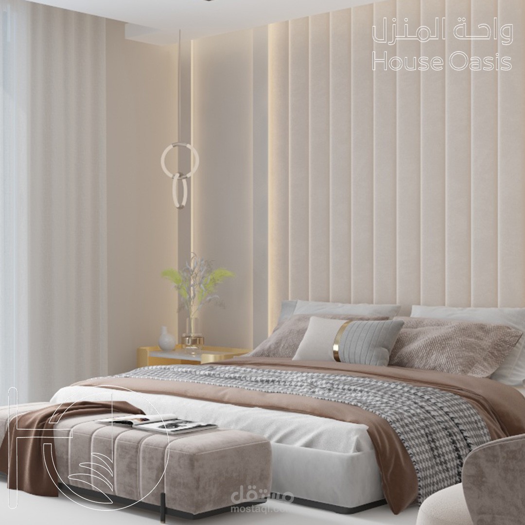 تصميم داخلي لغرفة نوم