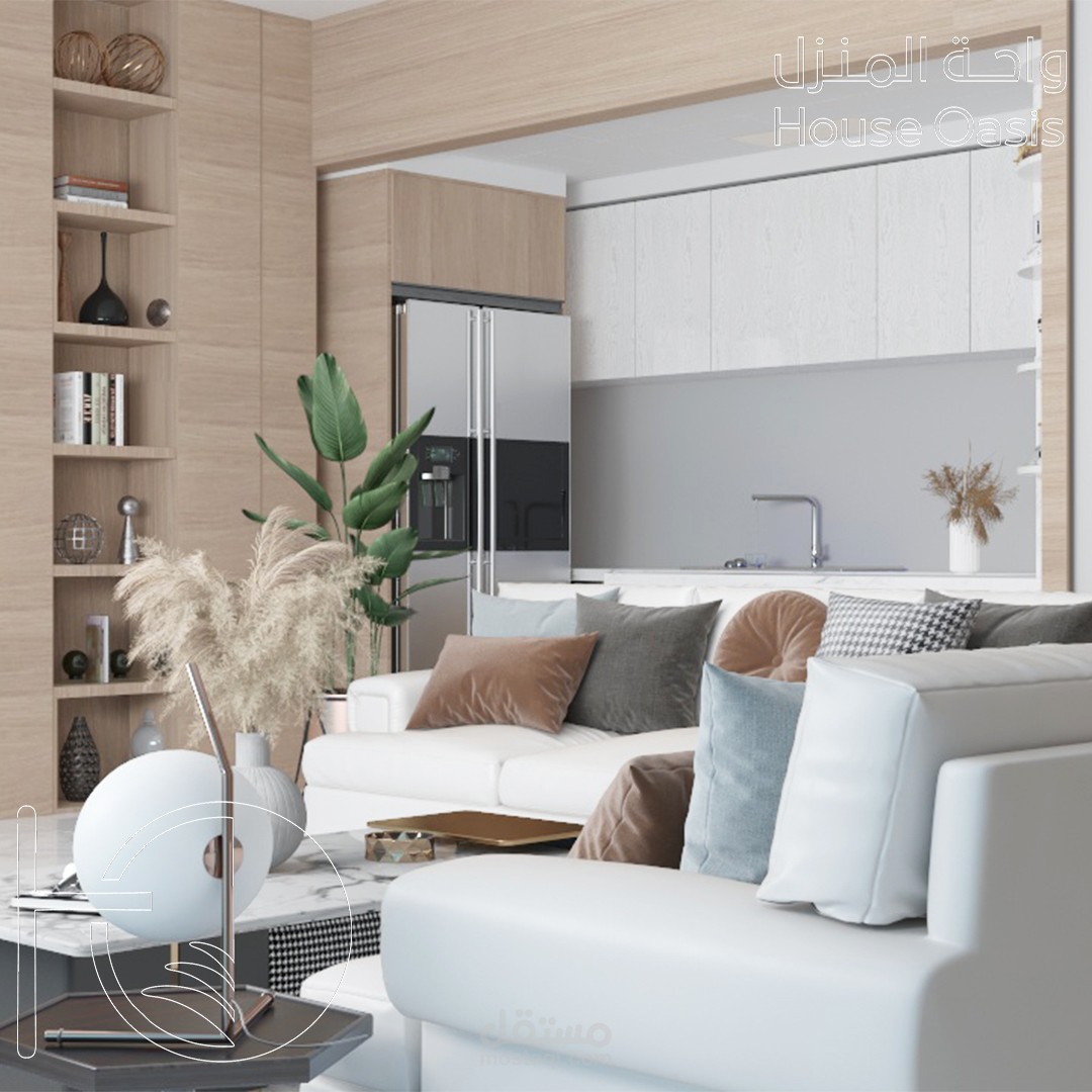 تصميم داخلي لصالة عائلية