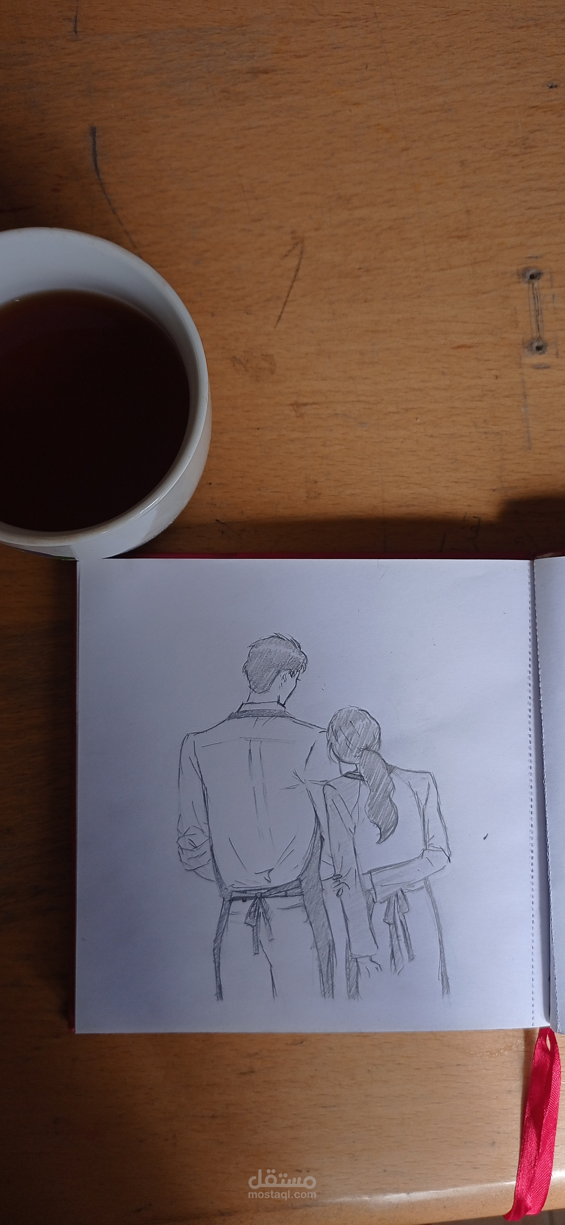 رسم أنمي أو مانجا ورقي مميز