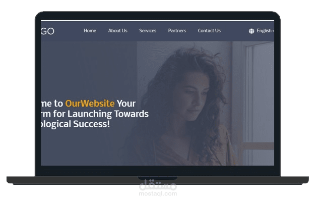 technology landing page (reactjs)