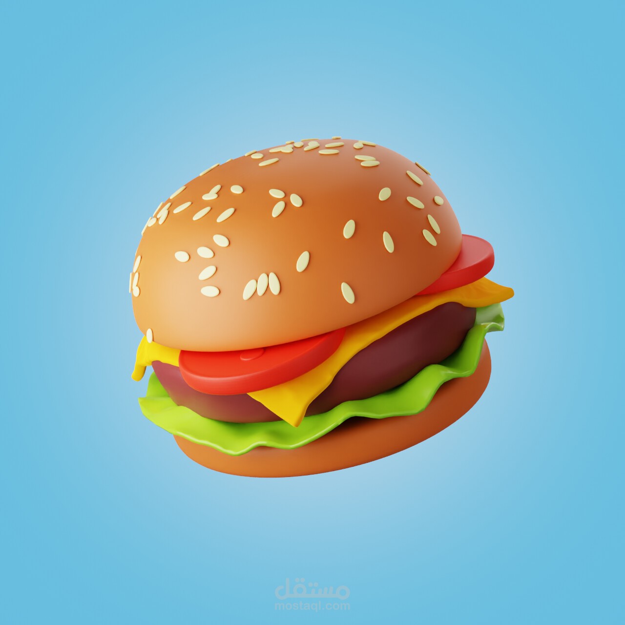 stylized burger - أيقونة برجر مبسطة