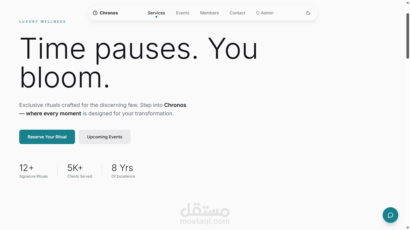 Chronos – AI Booking & Clinic Management SaaS (Base44)