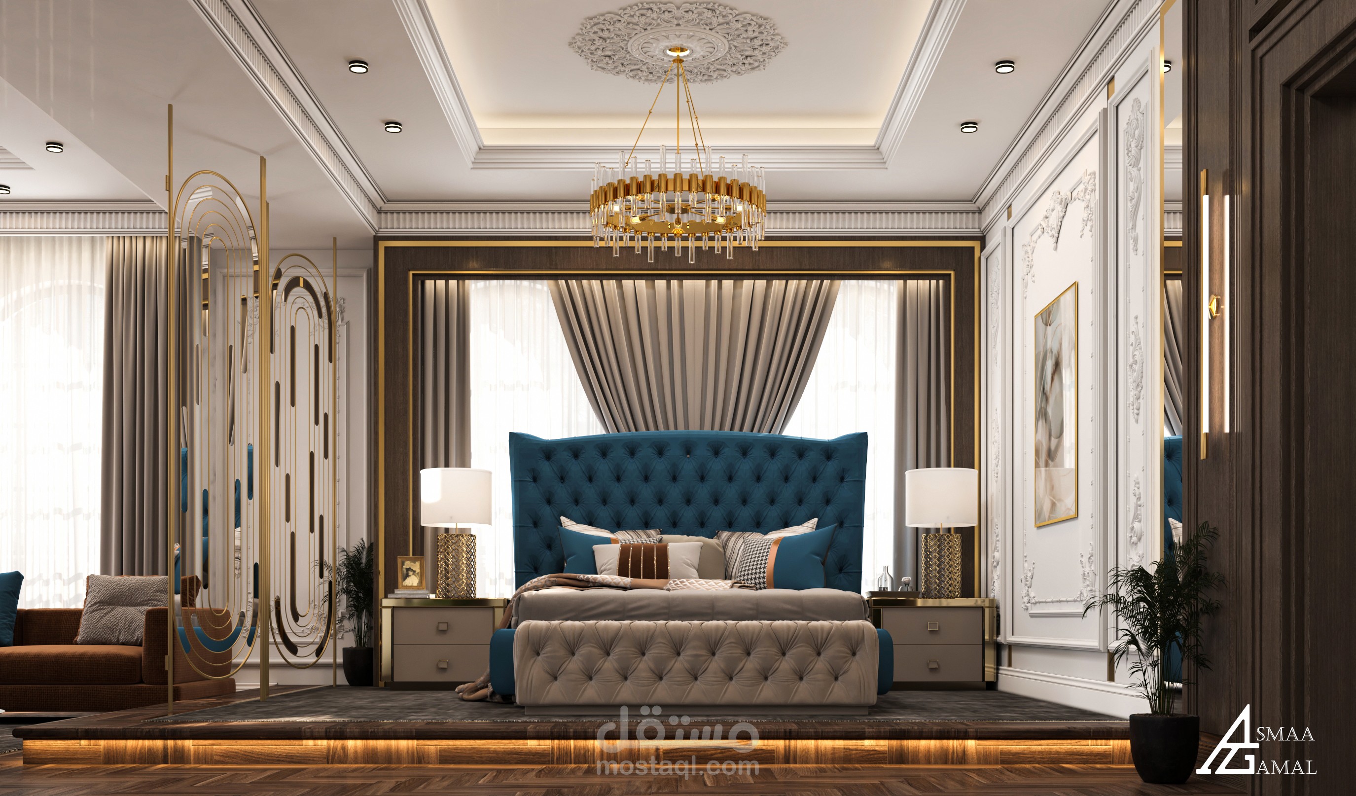 غرفه نوم كلاسيك