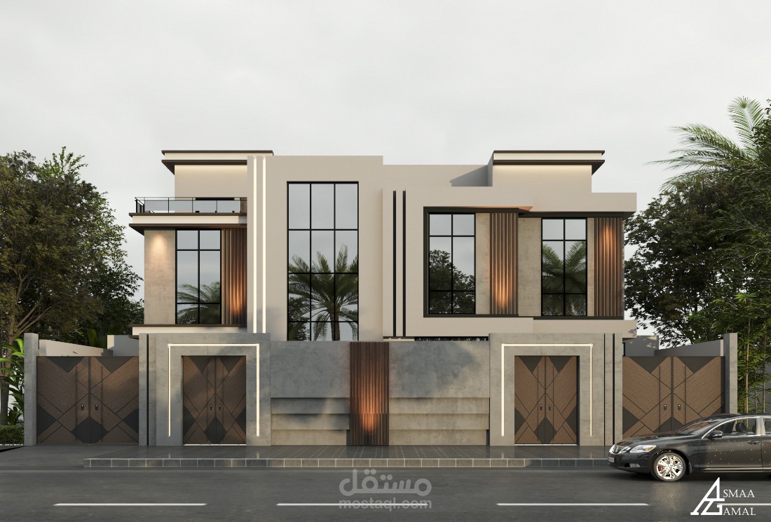 واجهه فيلا مودرن