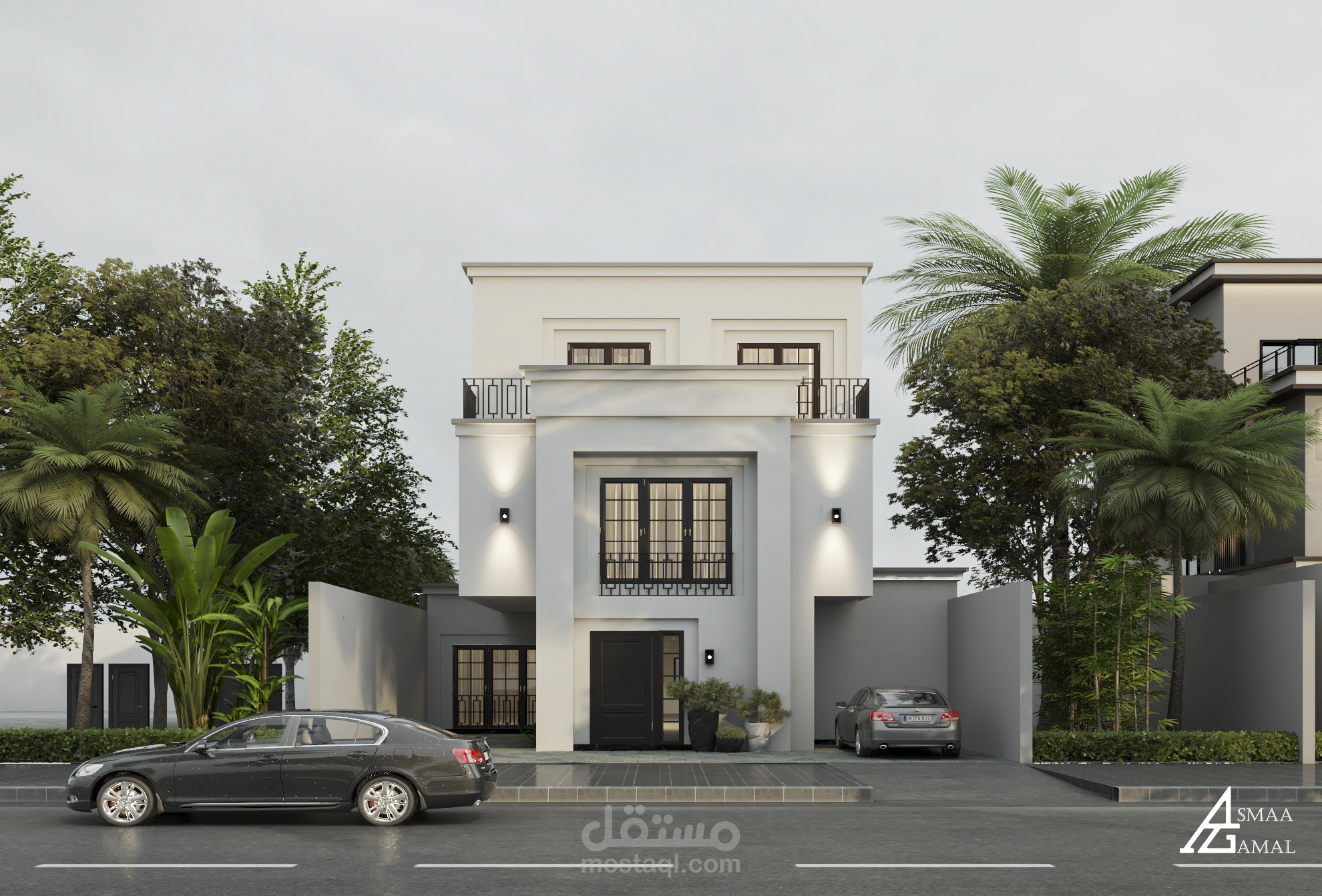 واجهه كلاسيك بسيطه