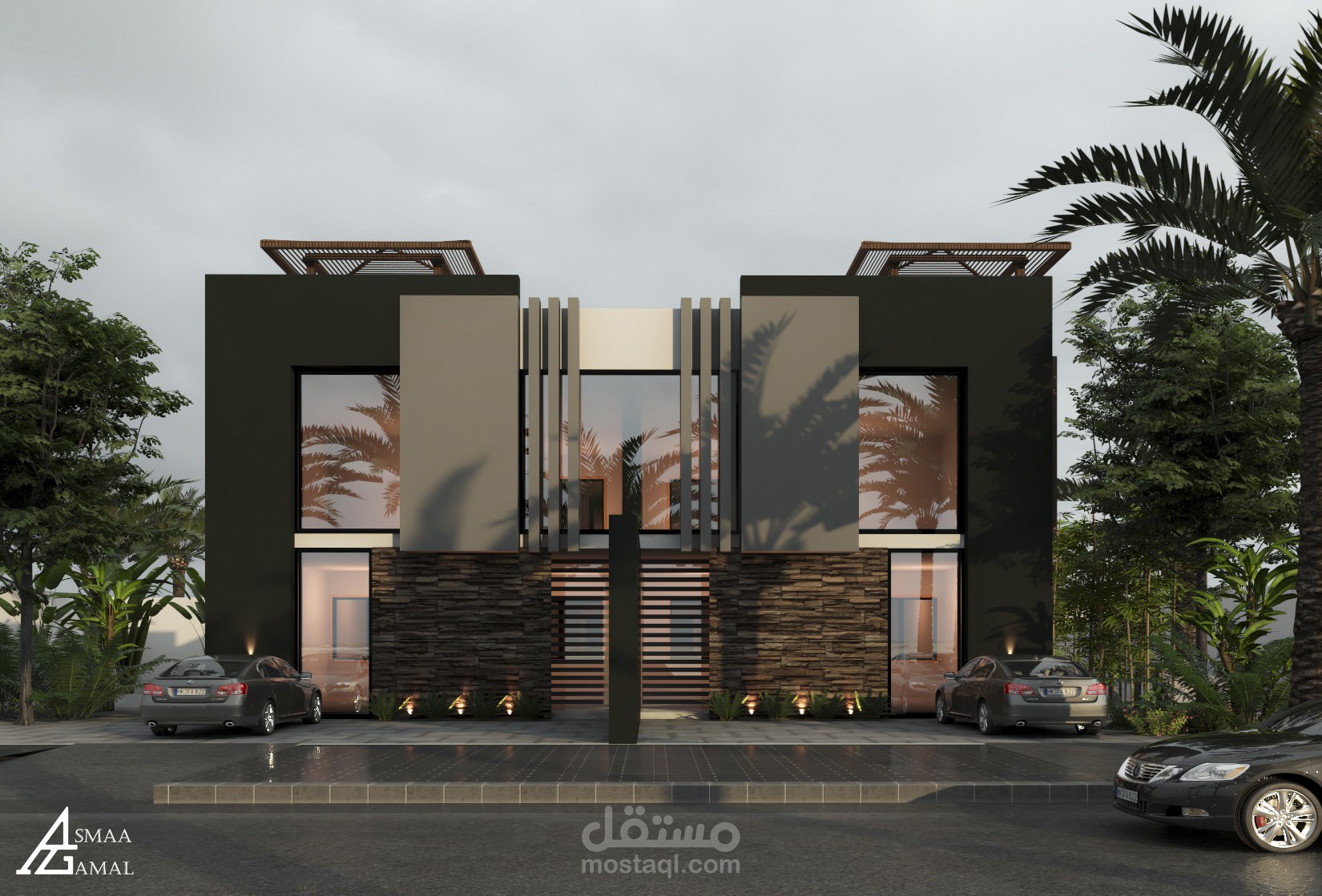 واجهه موجرن عصريه