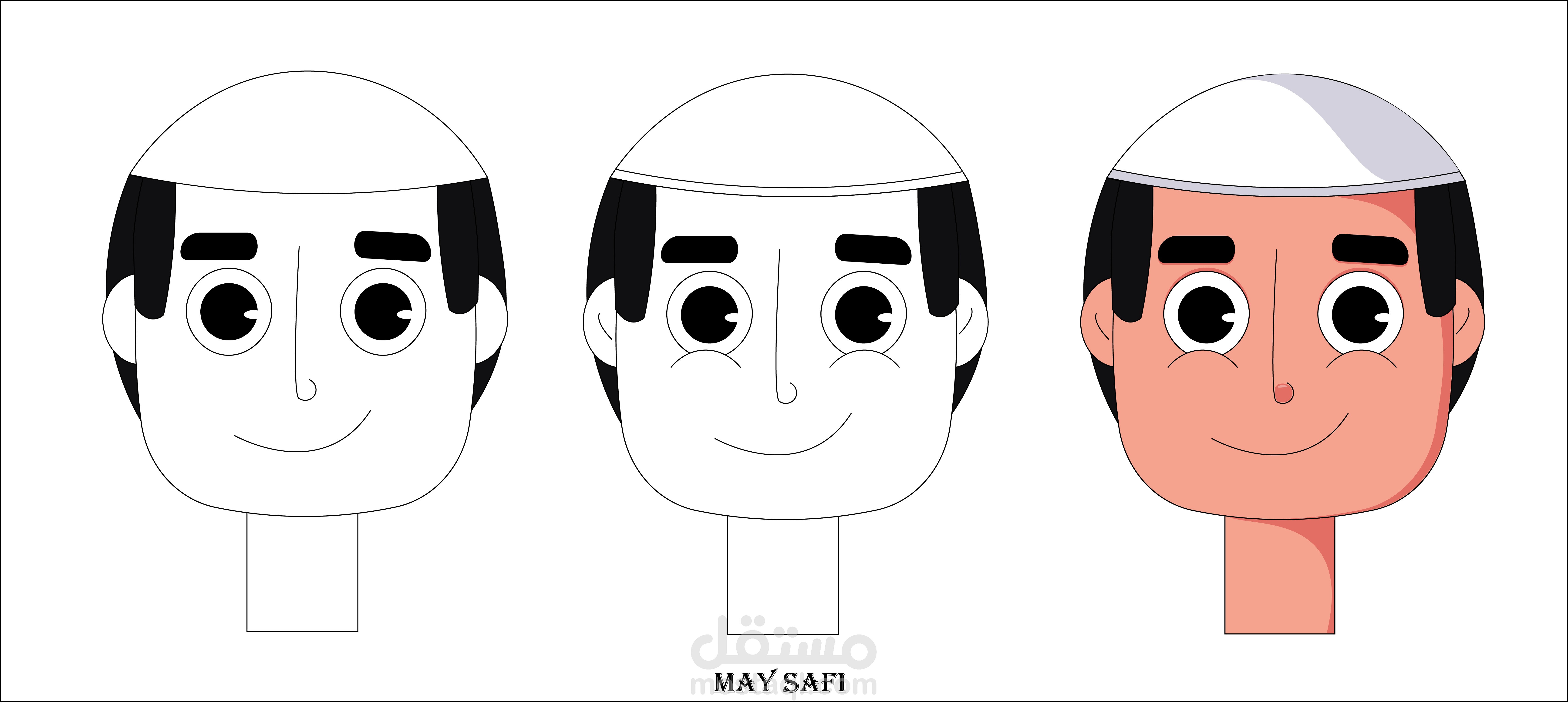 رسم شخصية ولد