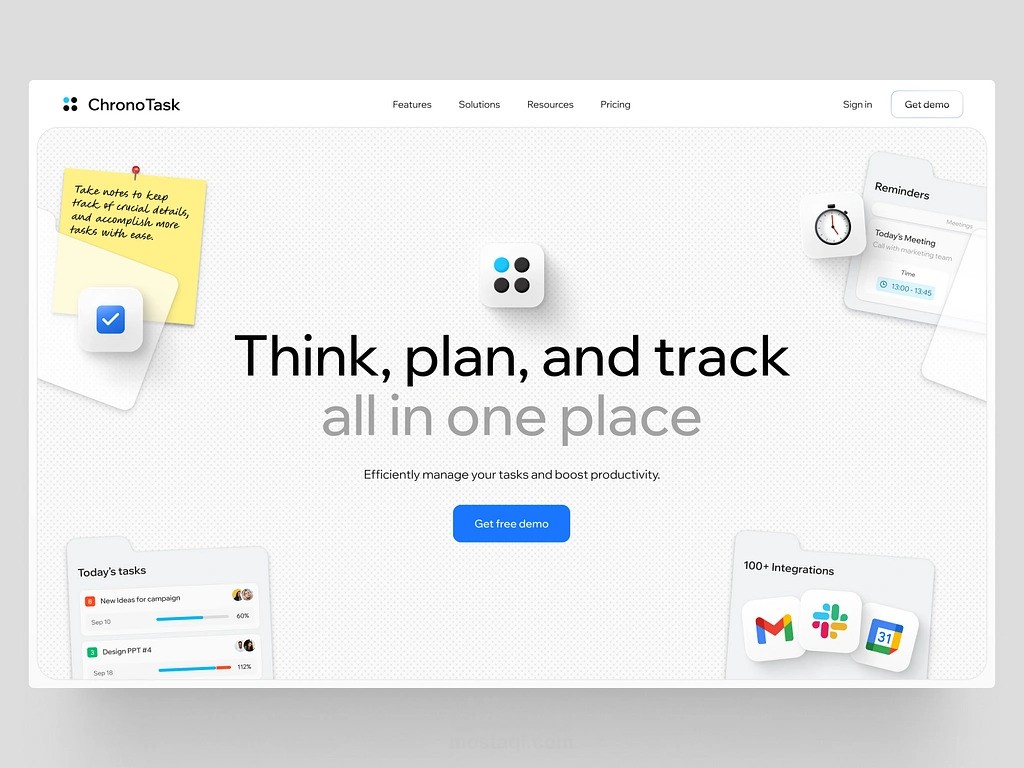 Chrono - Landing Page