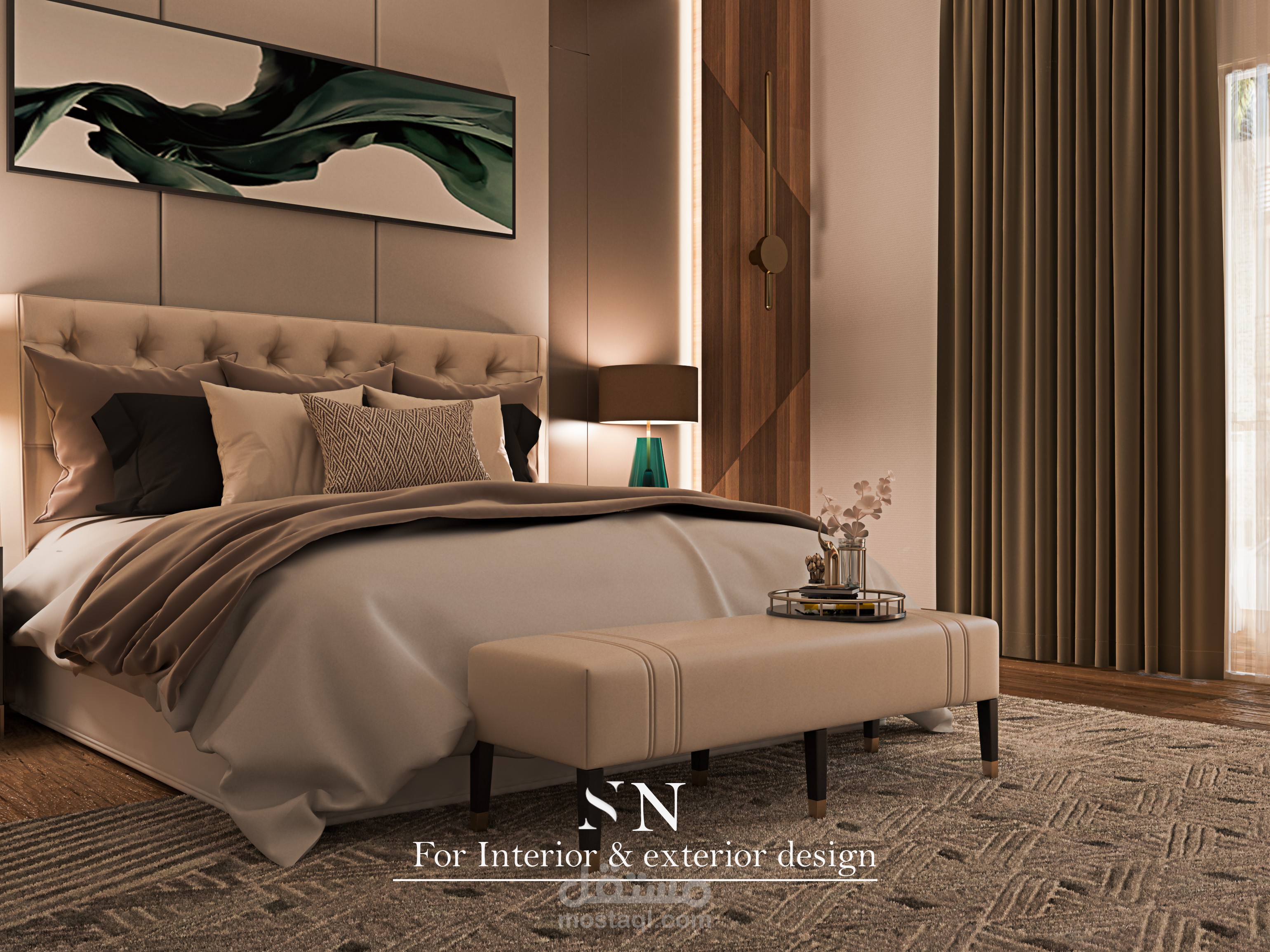 Master bedroom design