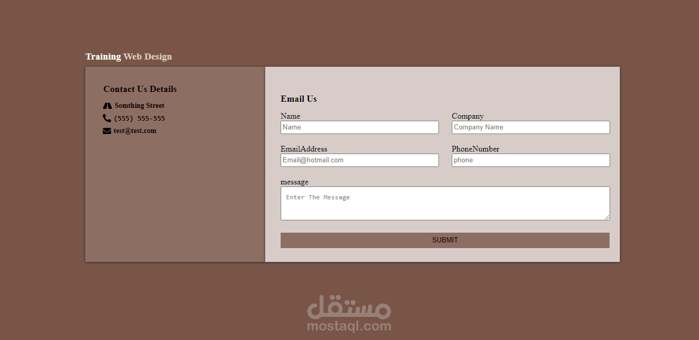 Registration Form Website with Animation and Responsive design