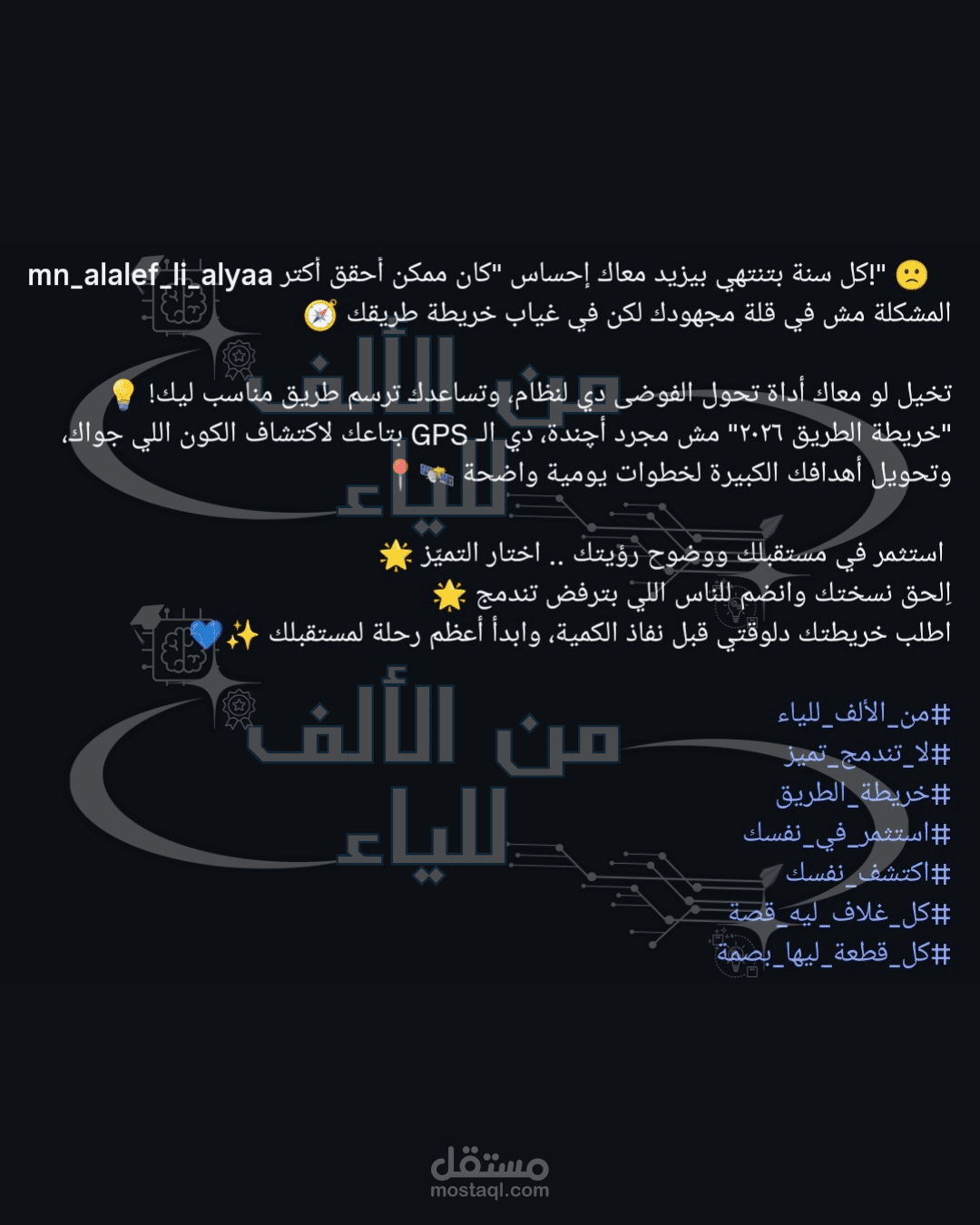 كتابة محتوى - بناء هوية - وضع استراتيجية - بحث تسويقي - إدارة وسائل التواصل الاجتماعي