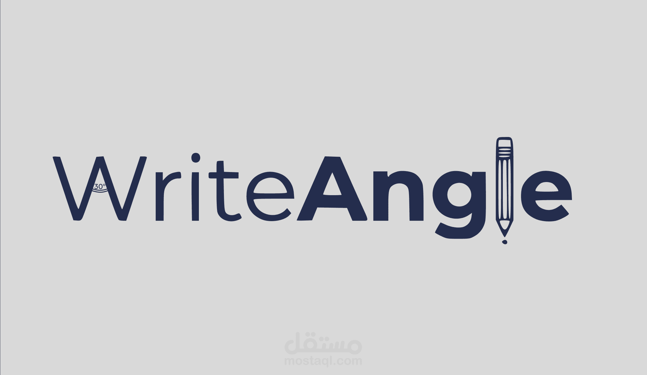 الهوية البصرية لـ WriteAngle