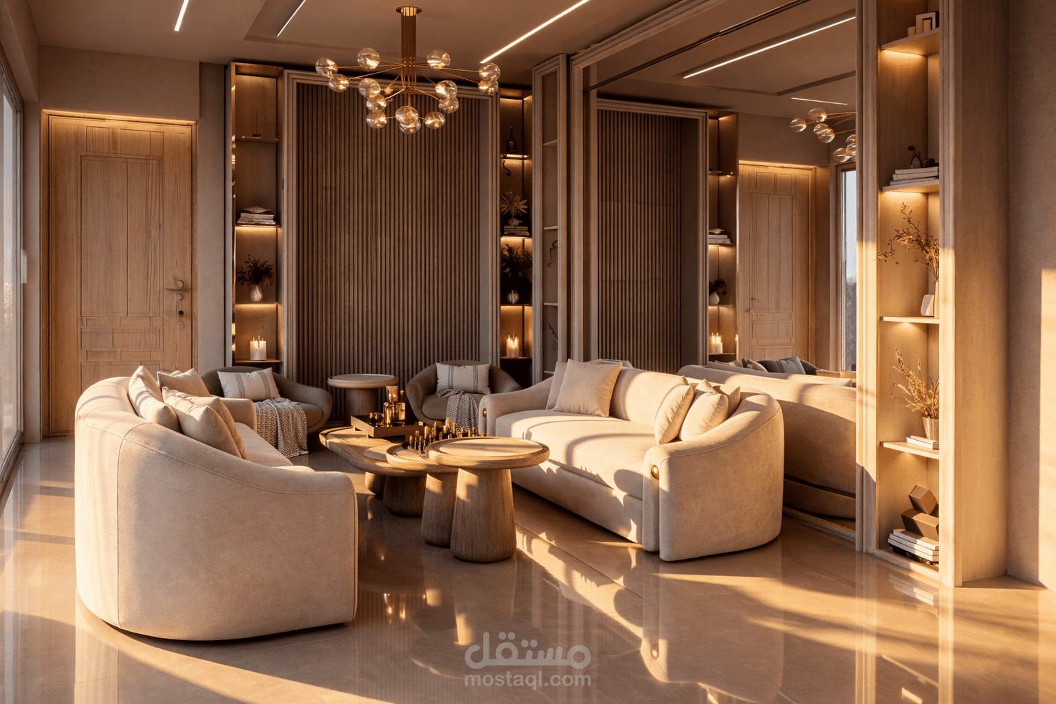 Elegant Modern Lounge Interior Design