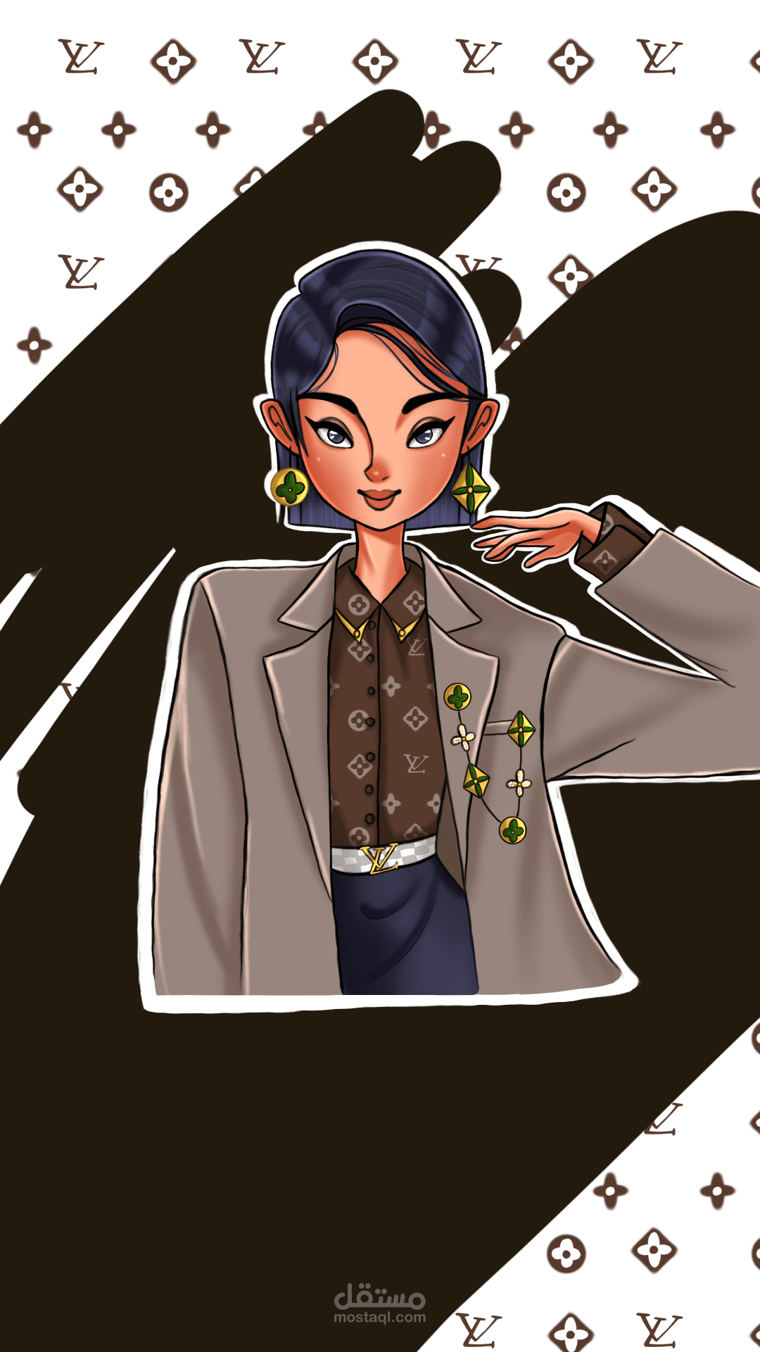 تمثيل العلامات التجارية بشخصيات كرتونية