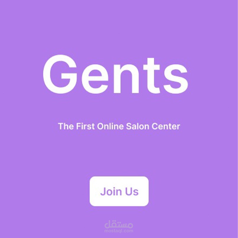 Gents - Website for a Barbershop