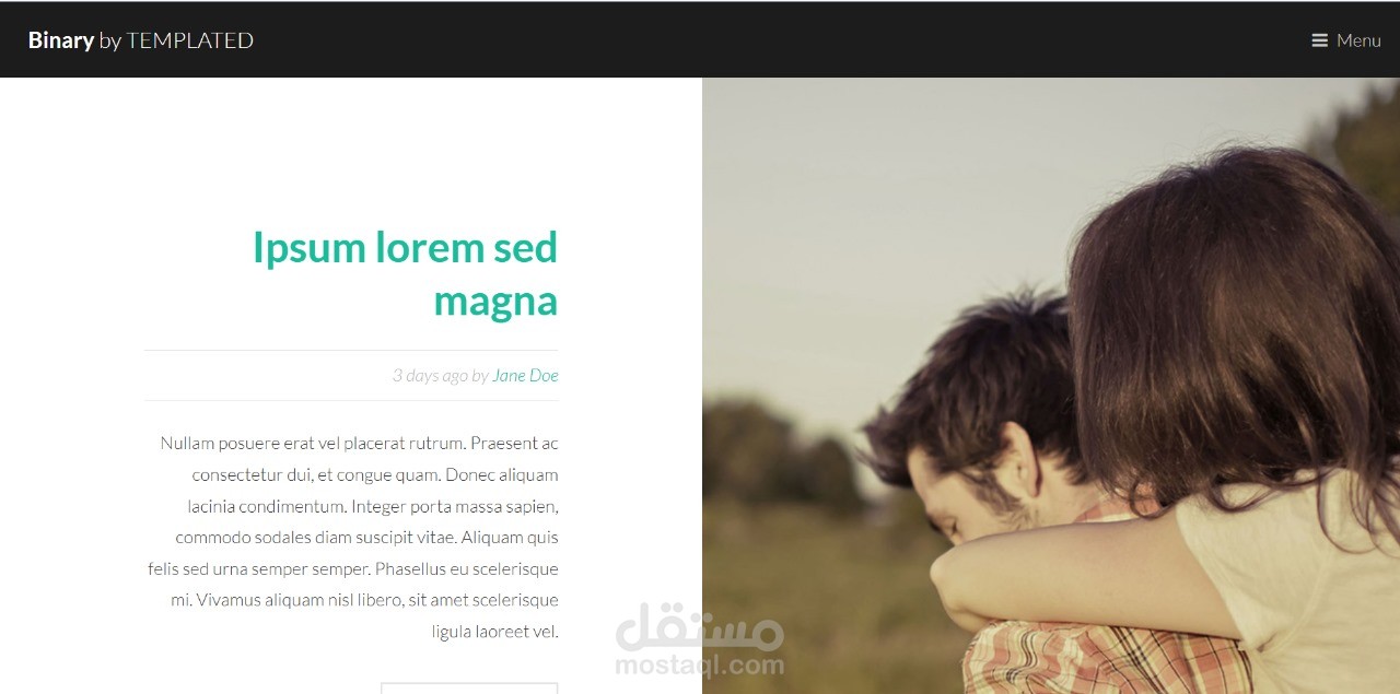Creating landing pages