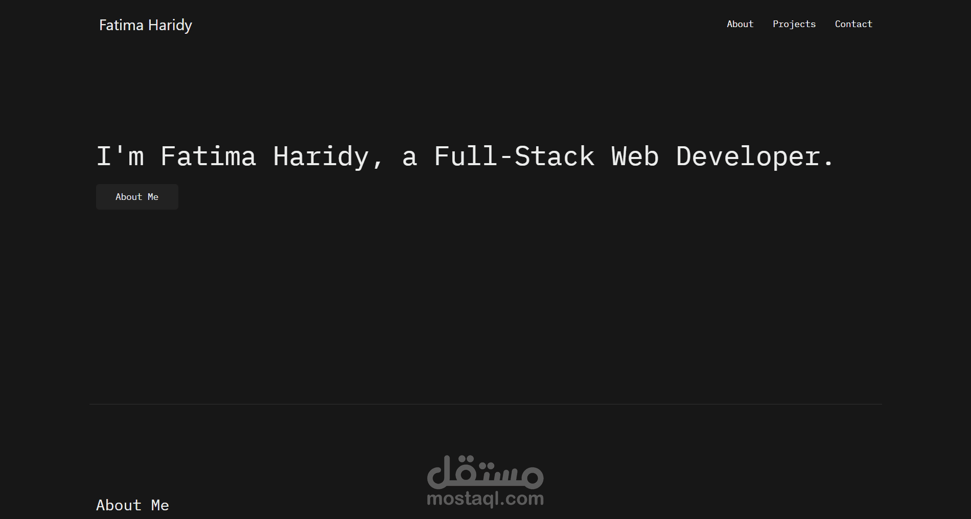 a simple professional website