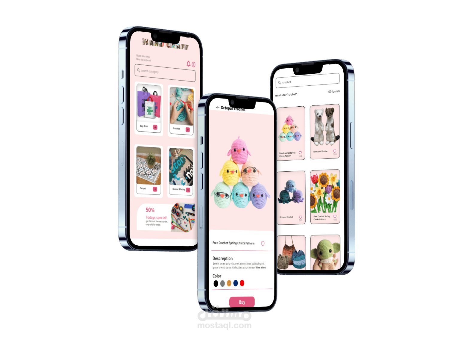 hand craft ui/ux project