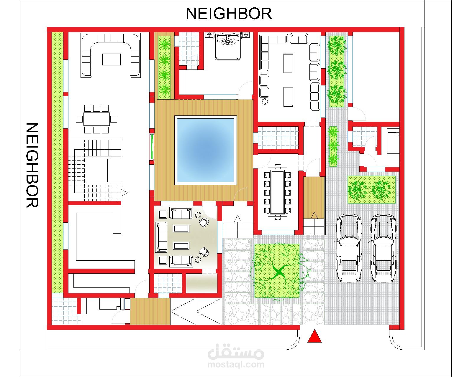 مخطط فيلا_المملكة العربية السعودية