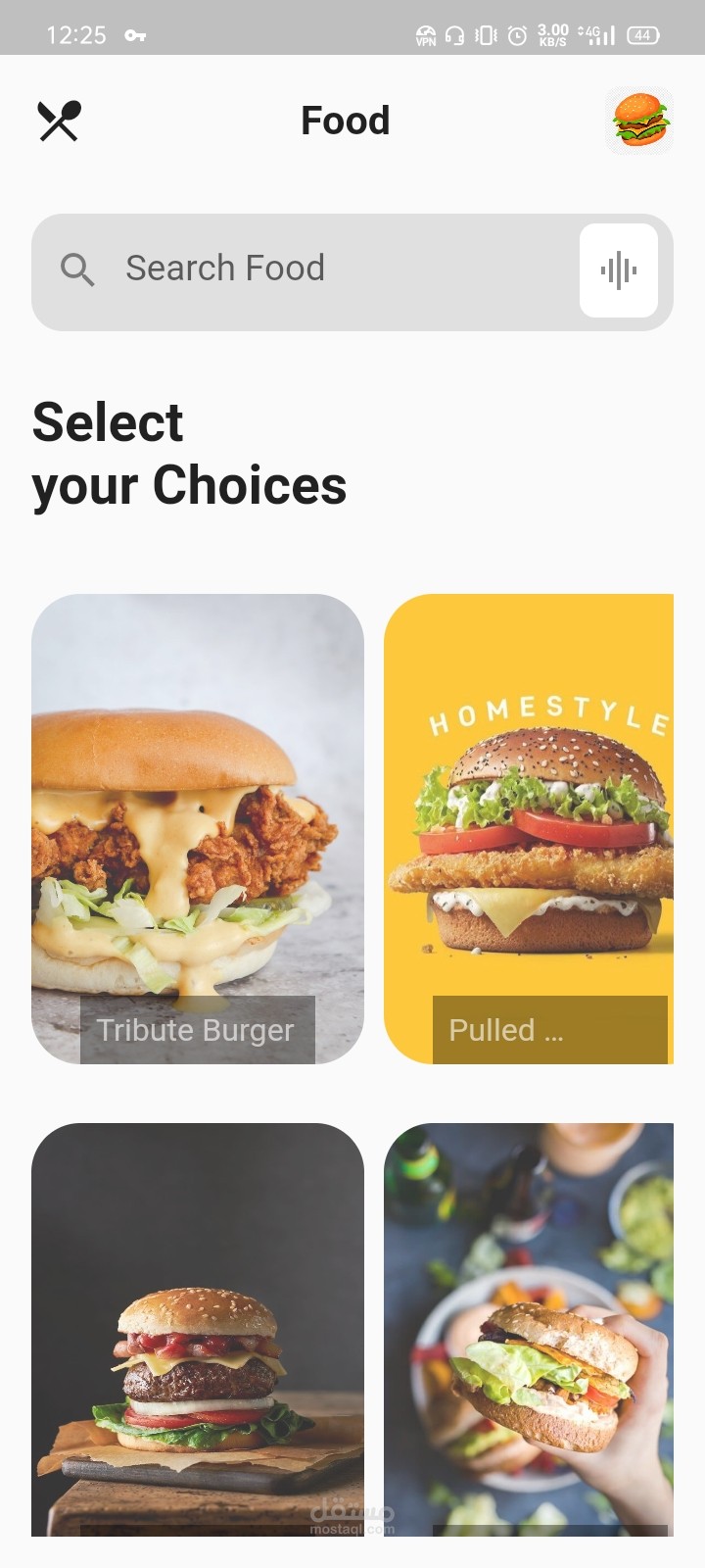 Burger app