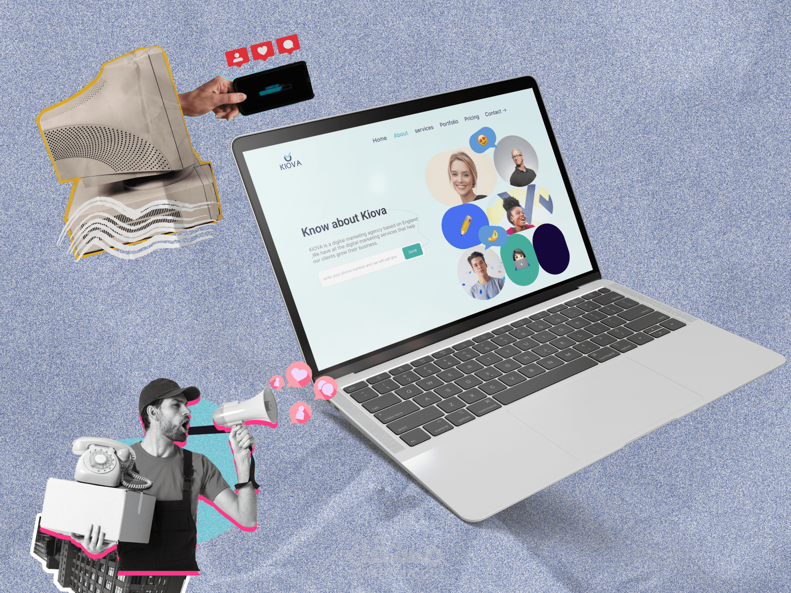 موقع لتقديم الخدمات