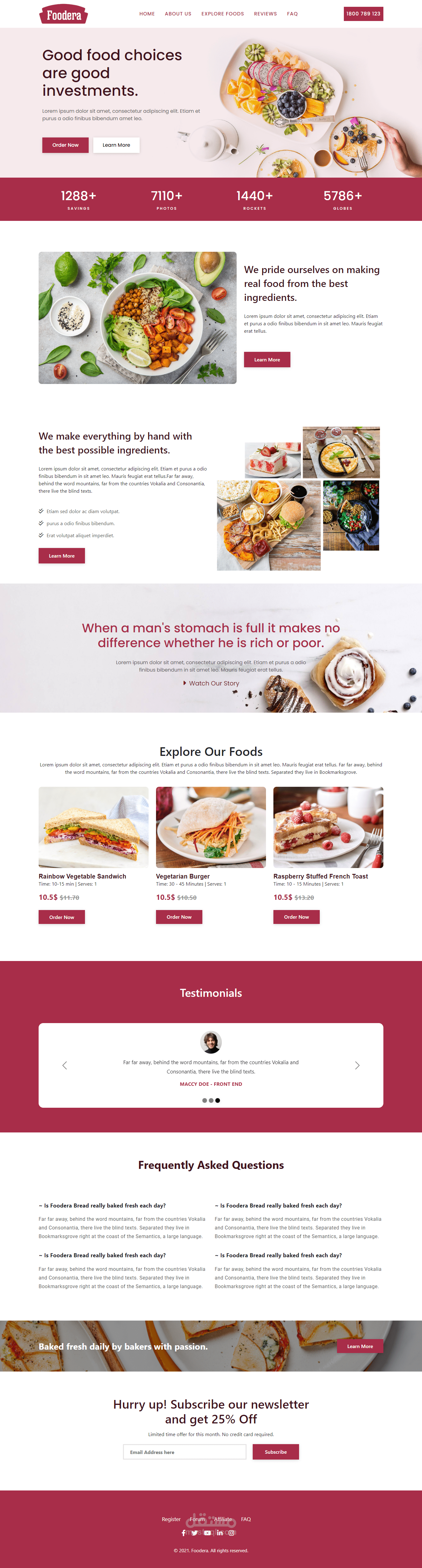 landing page using react.js