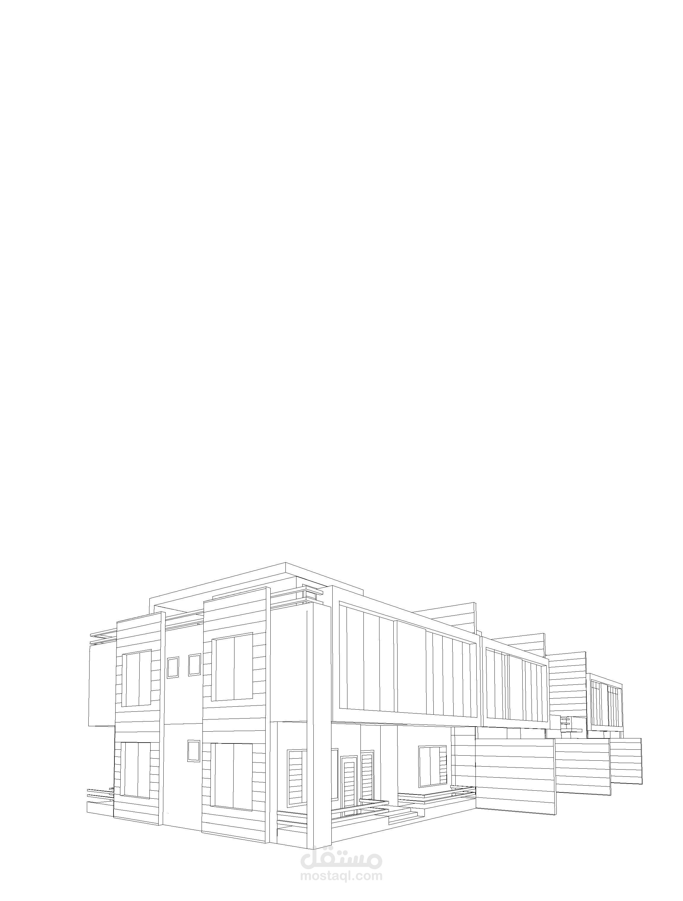 سكن طابقي متصل