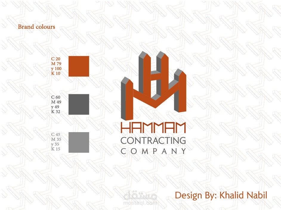 Hammam contracting company branding