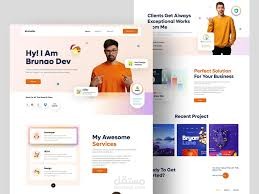 تصميم موقع شخصي متعدد الصفحات (HTML & PHP):