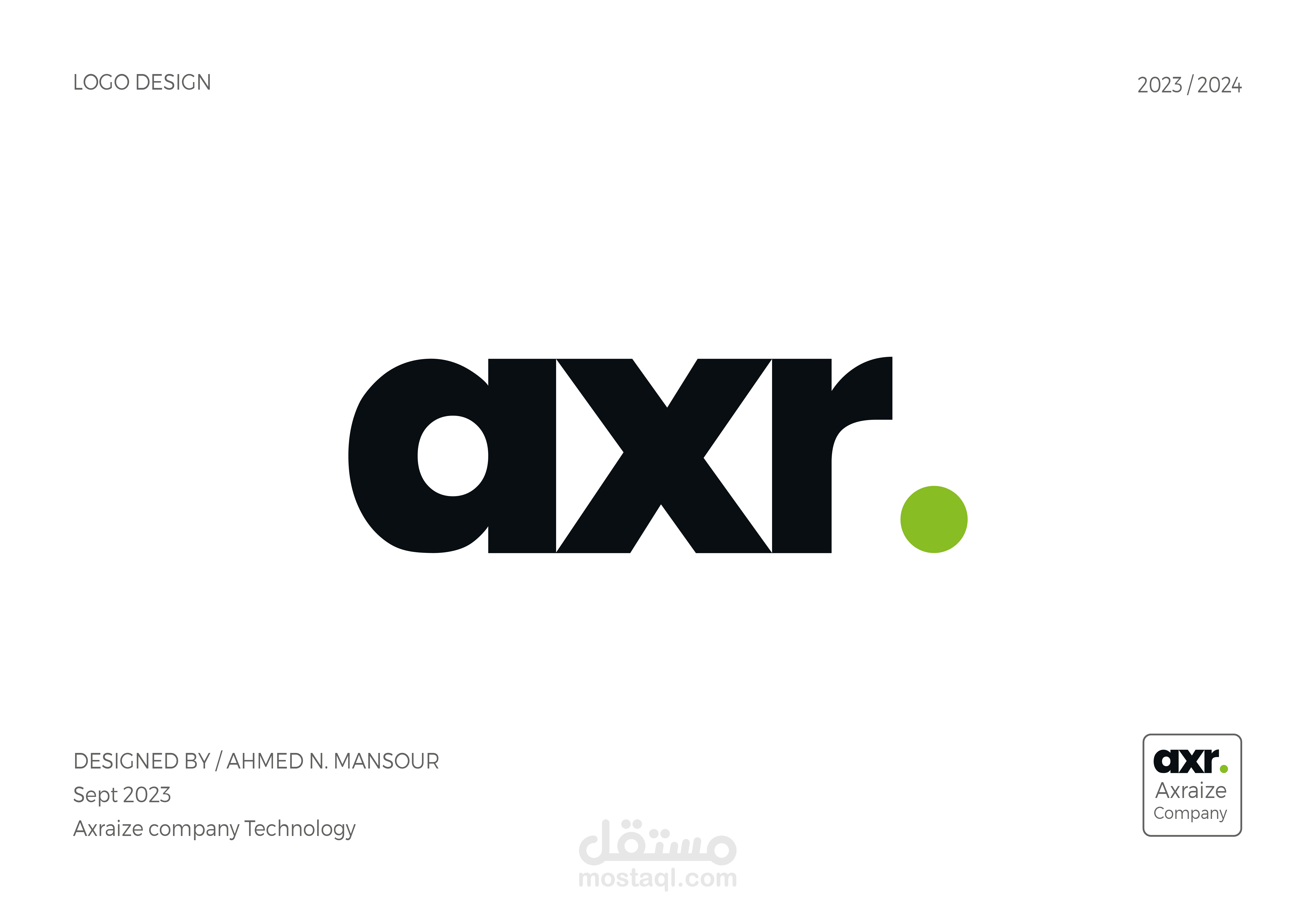 axr. LOGO DESIGN